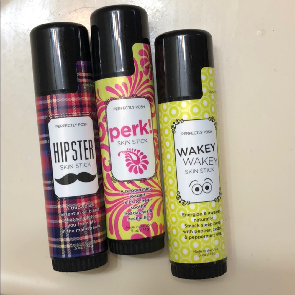 3pack Perfectly Posh skin sticks